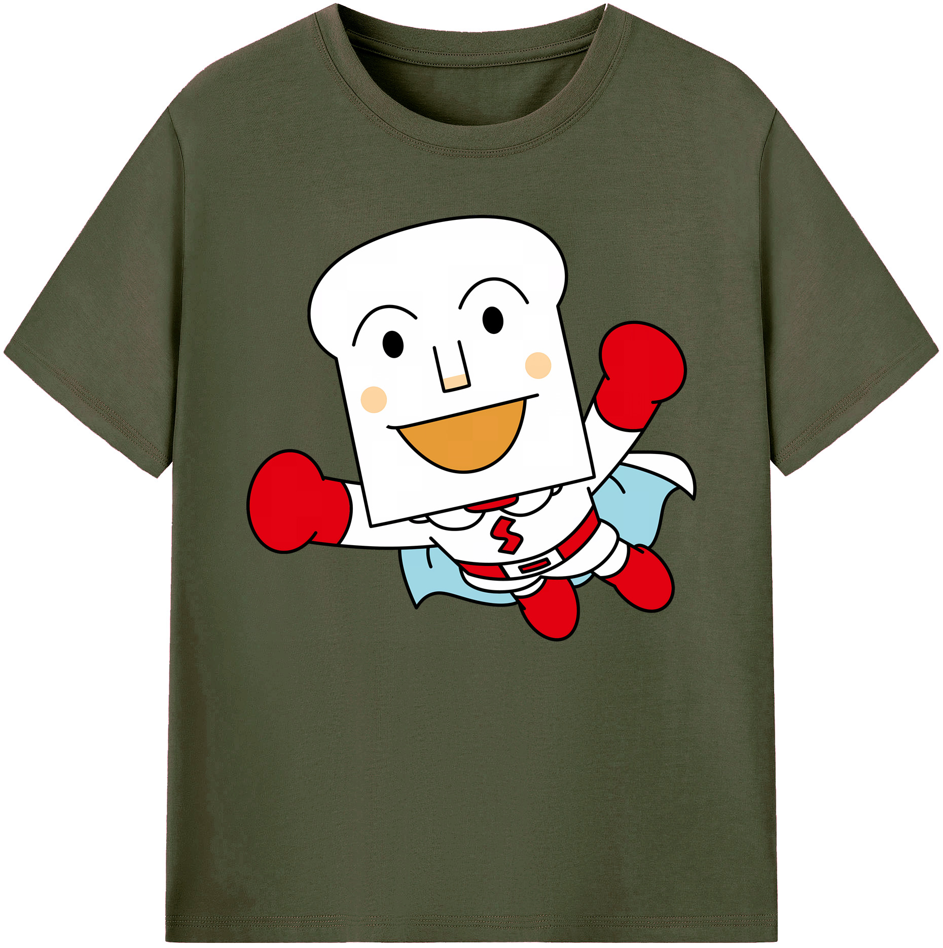 （画像用） アンパンマン Anpanman 綿100％ メンズ半袖Tシャツ｜肌触りやわらか＆通気性